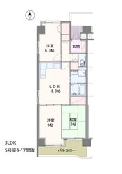 西町駅 徒歩6分 10階の物件間取画像